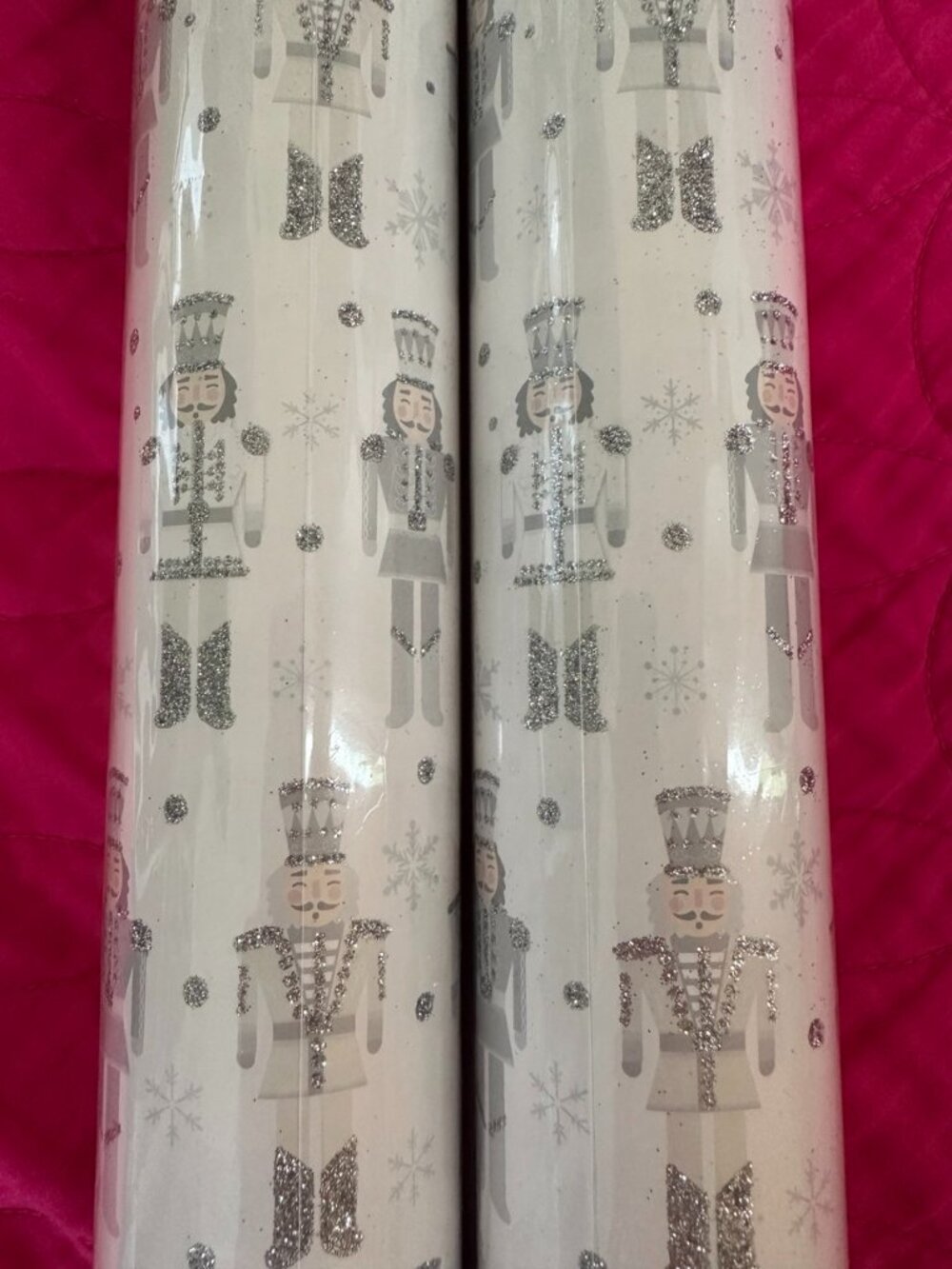 Nutcracker Glitter gift wrap (quant. of 2)